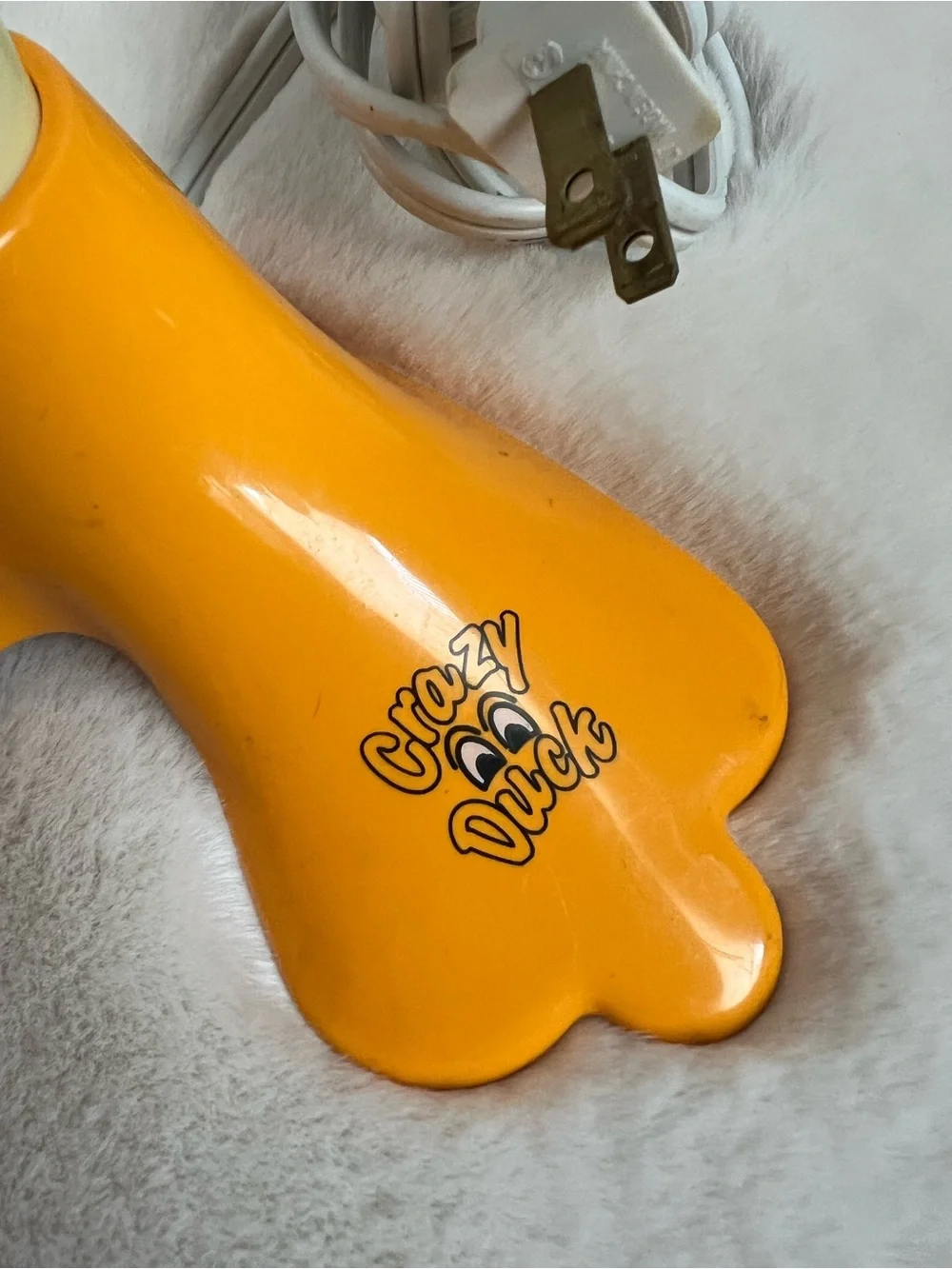 Vintage 1990s Salton Crazy Duck Hair Dryer Blow Dryer Kitsch Tested Works - Picture 4 of 9
